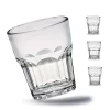 4 X Bruchfeste Gläser Becher Langlebige Wassergläser Aus Stabilem Kunststoff Saft Whisky Glas Partybecher Whiskybecher Trinkbecher In Echter Glasoptik Stapelbar -Pokalserie 00d1d912a9baeef7b9acf6512f0ba232