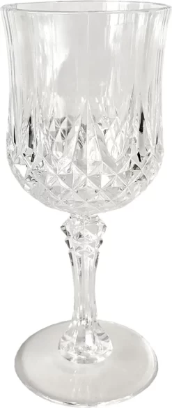 6er Set Kunststoff Weingläser Kristalleffekt 200ml / Ø7x16,5cm -Pokalserie 00f37e0220bcf8b6bd54b16bad219b11