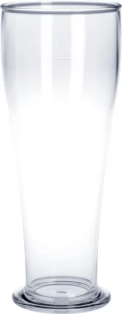 SET 53 St. Weizenbierglas 0,5l SAN Glasklar Kunststoff Spülmaschinen Fest, Lebensmittelecht