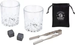 Whisky Geschenkset Nicht Nur Für Whisky Liebhaber:innen, 8 Granit Whisky Steine, 2 Whiskygläser, Eiswürfelzange Und Samtbeutel In Toller Holz Geschenkbox. Neidfaktor Inclusive -Pokalserie 04a752880ff5dbc4fa1d99a8a5dd7b63