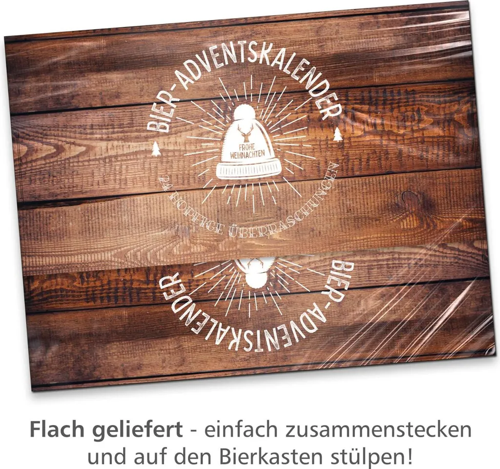 Itenga Adventskalender Für Bierkasten Motiv 1 Holzkiste - Bierkastenadventskalender 6 Itenga Adventskalender Für Bierkasten Motiv 1 Holzkiste - Bierkastenadventskalender – Bild 4
