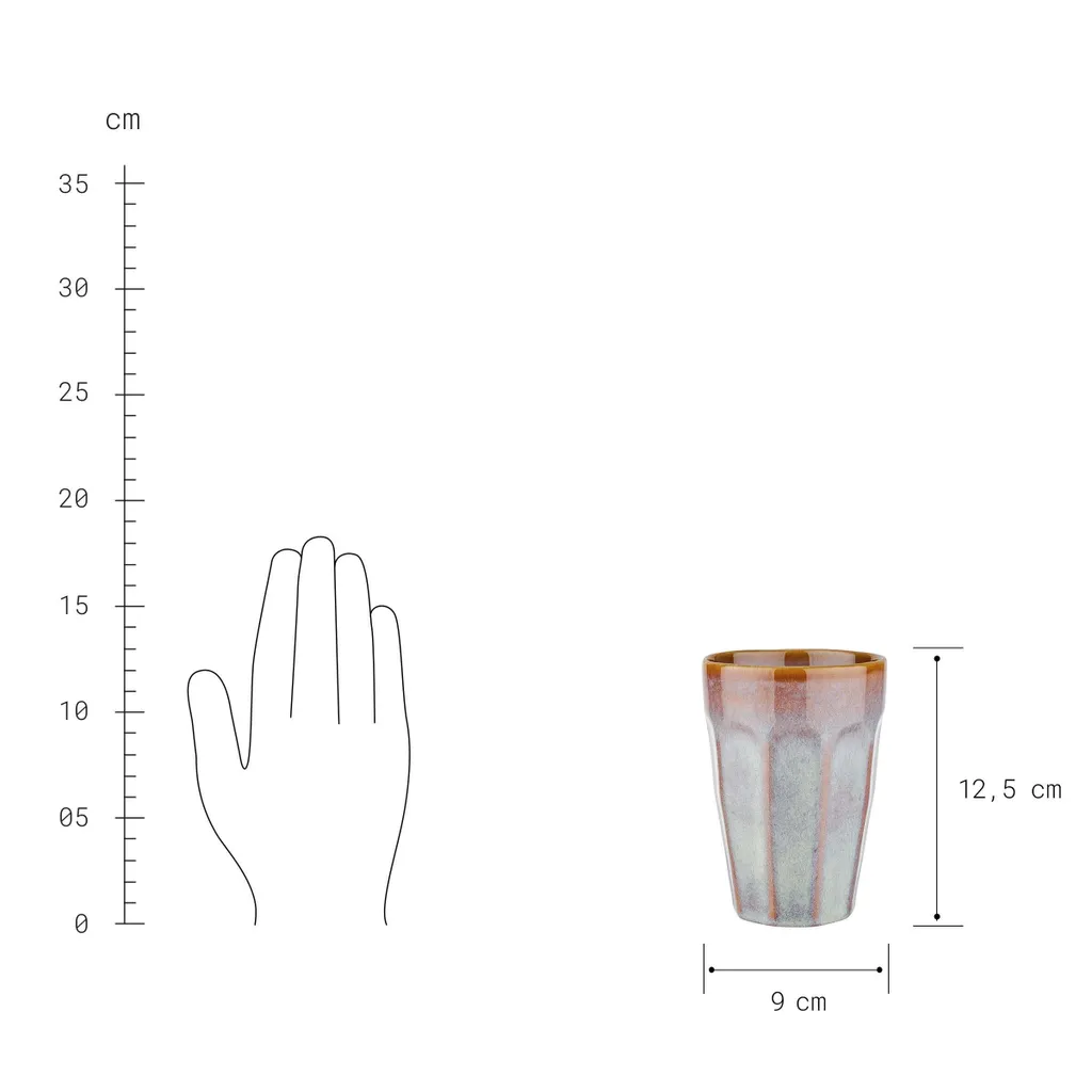 BUTLERS BERGAMO Latte Macchiato Tasse 330ml 5 BUTLERS BERGAMO Latte Macchiato Tasse 330ml – Bild 3