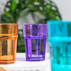 Rink Drink 6 Stück Farbige Gläser Highball-Set - Vibrant Multicolored Partei-Cocktail-Trinken Tumblers - 365ml - 6 Farben -Pokalserie 07dcd8533567f03614e623e64a2ddbf6