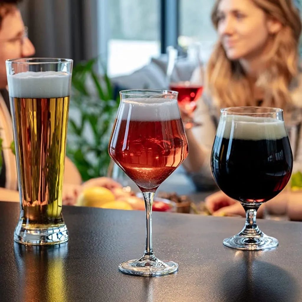 KROSNO Brewery Biergläser Bierkenner Set, 6er-Set, 420ml, 500 Ml 7 KROSNO Brewery Biergläser Bierkenner Set, 6er-Set, 420ml, 500 Ml – Bild 5