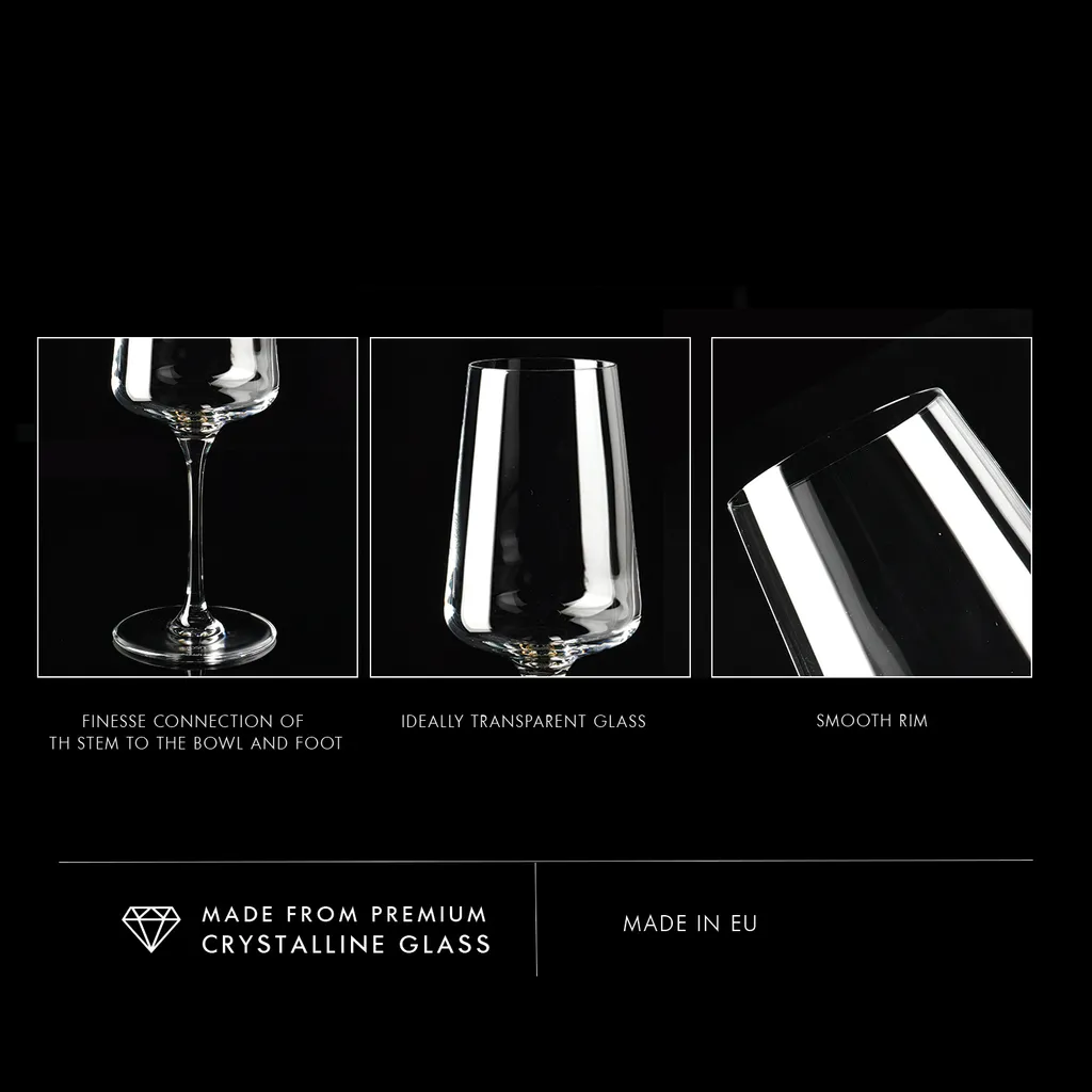 KROSNO Infinity Rotweingläser, 6er-Set, 500 Ml 11 KROSNO Infinity Rotweingläser, 6er-Set, 500 Ml – Bild 9