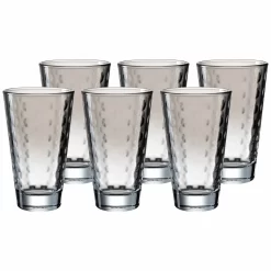 Leonardo Longdrinkglas 200 Ml Optic [6 Stück] Grau Rund Ø 8 X H 13 Cm -Pokalserie 0eb1be736ae1c824506b5d590bb6552b