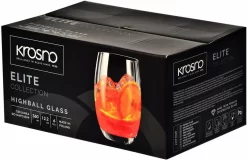 Krosno Elite Highball Glas Longdrink 360ml 6er -Pokalserie 0f72d96bc0b9cb8e7727d068e62db630