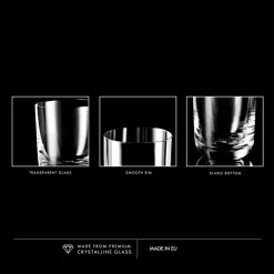 KROSNO Glamour Whiskygläser, 6er-Set, 300 Ml -Pokalserie 10ab7a66ac3bba0b622b3a5523bff720