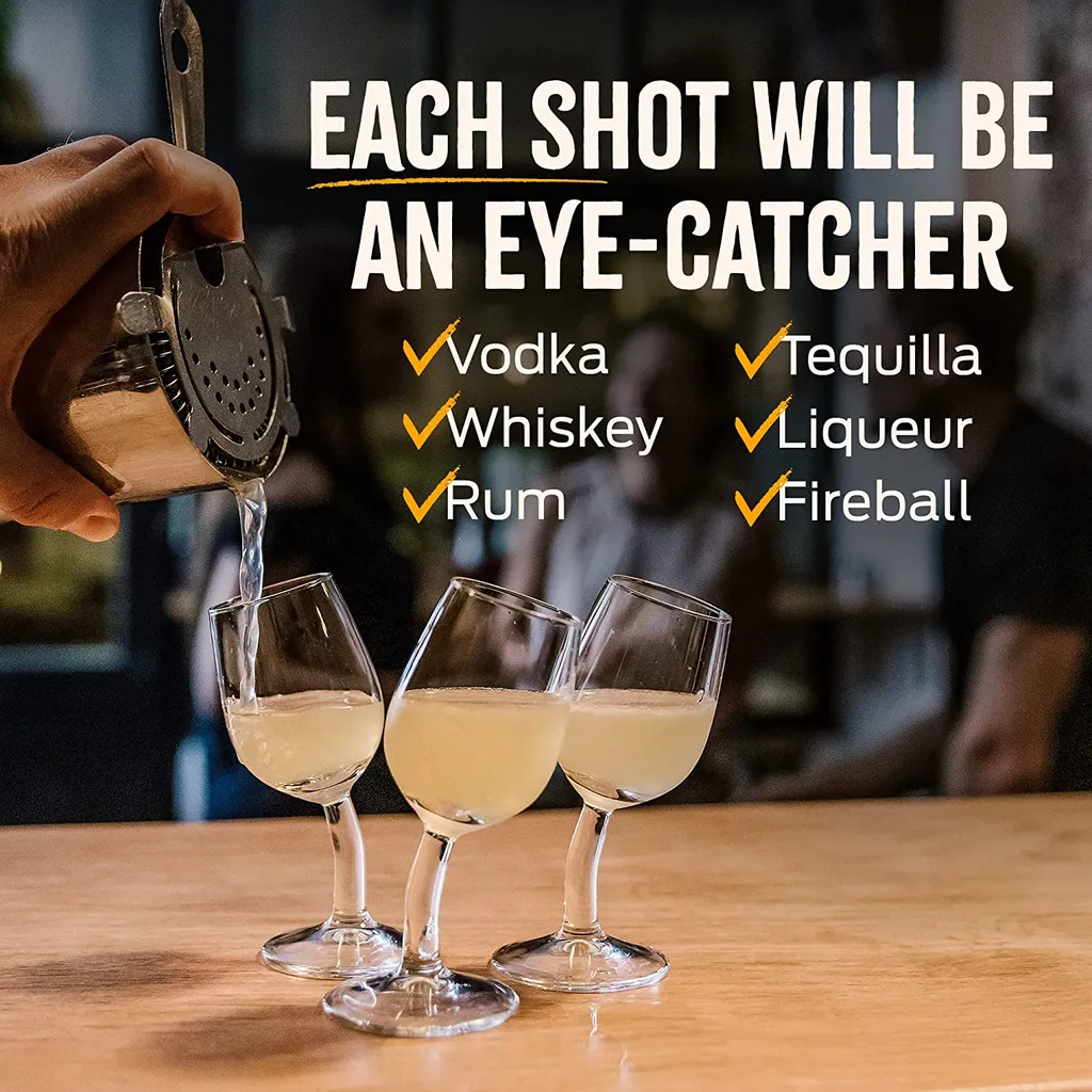 Brooze Bender Schnapsgläser 6er Set Stamper Glas Mit Stil Shot Vodka Likör Ouzo 8 Brooze Bender Schnapsgläser 6er Set Stamper Glas Mit Stil Shot Vodka Likör Ouzo – Bild 6