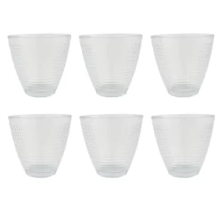 Orange85 Trinkgläser Wassergläser 6 Stück Transparent 220ml