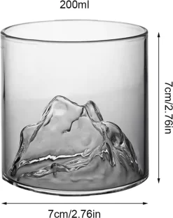 4 Stk/Set 200ml Mountain Whiskygläser Whiskey Glasses Set,für Scotch Und Whisky Liebhaber,Geschenk Für Männer, Vatertagsgeschenk -Pokalserie 15d7fa28d4daffebf6e965100b76f7a3