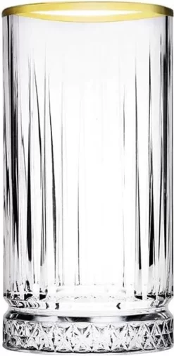 Pasabahce Elysia Golden Touch Long Drink Gläser 4-teiliges Set Mit Goldrand 280ml 16 Pasabahce Elysia Golden Touch Long Drink Gläser 4-teiliges Set Mit Goldrand 280ml -Pokalserie 161983f3c1aaa70fd8352b234d6dd3ee