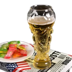 Glas Kelch Becher Weinglas Fußball Becher Bar Glas 450Ml Weingläser Whisky Cup Bier Cup Becher Saft Cup High Borosilicat -Pokalserie 1862f4223d476a129fef110a59c50412