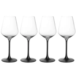 Villeroy & Boch Rotweinkelch, Manufacture Rock Klar,schwarz, 4 Tlg. -Pokalserie 19c57b41fcc1f0b897514df30576736a
