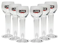 Linie Fra Norge - Aquavit Gläser - 6 Stück