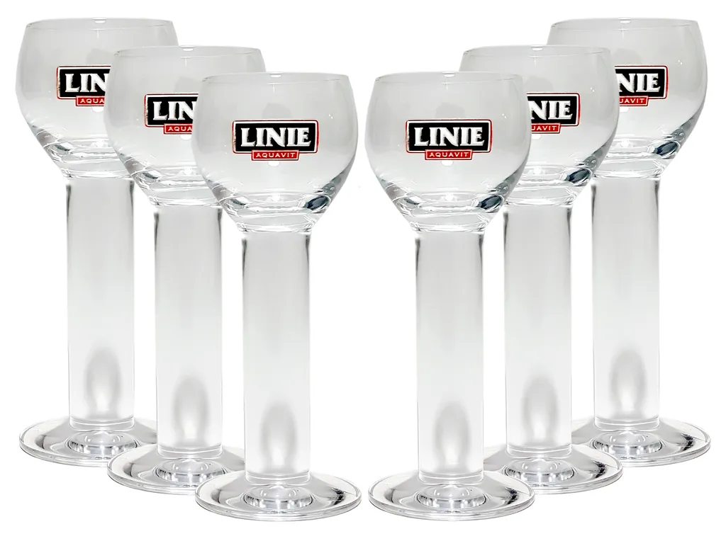 Linie Fra Norge - Aquavit Gläser - 6 Stück 3 Linie Fra Norge - Aquavit Gläser - 6 Stück