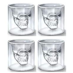 Skull-in-glass Winkee 4 Schnapsgläser Shot Glas Totenkopf Schädel 25ml Partyglas Weingläser -Pokalserie 1bbed6c95cc990a6fd89ad9b903024c1