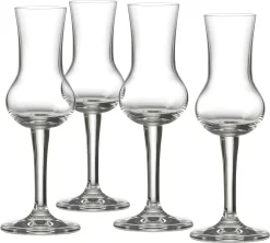 Ritzenhoff & Breker Grappaglas Mambo 4er Set, Schnapsgläser, Kristallglas, Klar, 90 Ml, 814248
