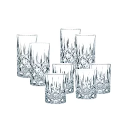 Nachtmann Nobelesse Gläser 4 Longdrinkgläser 4 Whiskygläser -Pokalserie 1ccca00ffcbc974232867357c09b042d