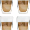 Latte Macchiato-Gläser 400ml Doppelwandig Isolierglas Extra Lang Warmhaltend Maße ≈9 X 14cm (4 Stück) 2 Latte Macchiato-Gläser 400ml Doppelwandig Isolierglas Extra Lang Warmhaltend Maße ≈9 X 14cm (4 Stück) -Pokalserie 1d33ed196dfcb57e91b0ef4a9aec62ce