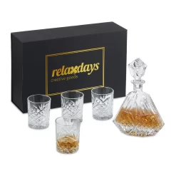 Relaxdays Whisky Set 5-teilig