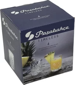 Pasabahce 52780 Shot Glas Stamper Timeless In Crystal Design 4er-Set -Pokalserie 229e1f2ab5bc225e399670f50e2d6860
