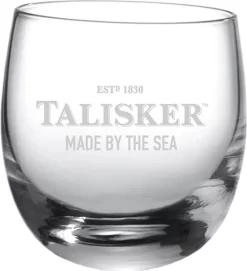 Talisker Rocking Glas Mit Logo Und Schriftzug, Single Malt Whiskey Whisky Alkohol Drink Glas, 250 Ml, 100502
