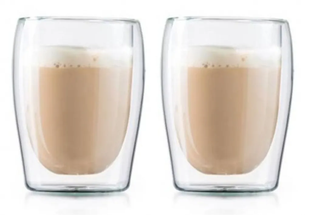 Boral Cappuccino Glas Ohne Henkel Doppelwandig Lounge 2er Set 4 Boral Cappuccino Glas Ohne Henkel Doppelwandig Lounge 2er Set – Bild 2