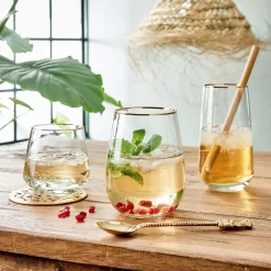 BUTLERS TOUCH OF GOLD 6x Longdrinkgläser Mit Goldrand 480ml -Pokalserie 2574748ef9847b2c6fd38e5c0ee3f079 1