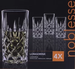 Nachtmann 0089208-0 Noblesse Longdrinkbecher, 375 Ml, 14,8 Cm, Klar (4er Pack) -Pokalserie 277c7fb21284a20da440ce35baba68ed