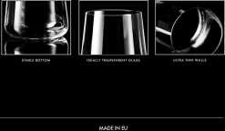 KROSNO Avant-Garde Wassergläser, 6er-Set, 380 Ml -Pokalserie 3013bc48130a2fad933454ad82b74048