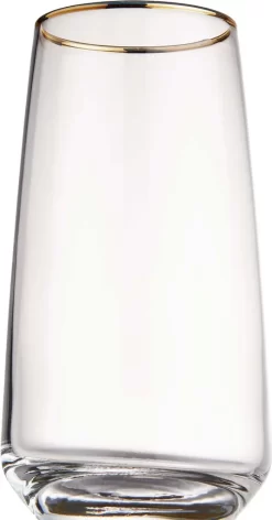 BUTLERS TOUCH OF GOLD 6x Longdrinkgläser Mit Goldrand 480ml -Pokalserie 3045756232861e2e369764aaaa78308c