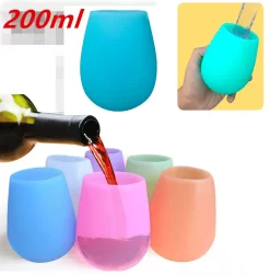 6er Set 200ml Unzerbrechlich Blau Silikon Biergläser Whisky GläSer Wein Becher Stammlos Weinbecher Tasse 21 6er Set 200ml Unzerbrechlich Blau Silikon Biergläser Whisky GläSer Wein Becher Stammlos Weinbecher Tasse -Pokalserie 31e4d214115fbac8bf2e8b742efc7620