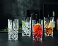 Nachtmann 0089208-0 Noblesse Longdrinkbecher, 375 Ml, 14,8 Cm, Klar (4er Pack) -Pokalserie 3588d471ebe3f9739f6619185b527d4e