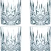 Nachtmann Noblesse Whiskybecher Set, 8er Set, Whiskyglas, Tumbler, Kristallglas, H 9.8 Cm