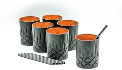 Nachtmann Noblesse 6er-Set Black Edition Whisky Gläser 295 Ml I Spülmaschinenfest I Wasserglas Coloured By EKM (schwarz/kupfer) + 6er-Set EKM Living Trinkhalme Schwarz 9 Nachtmann Noblesse 6er-Set Black Edition Whisky Gläser 295 Ml I Spülmaschinenfest I Wasserglas Coloured By EKM (schwarz/kupfer) + 6er-Set EKM Living Trinkhalme Schwarz -Pokalserie 3966f888bd5fd10f73efe68075fd7caf