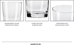 KROSNO Pure Wassergläser, 6er-Set, 250 Ml -Pokalserie 3b1ac516ae1ba8f5bbf0674b6abb1102