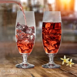 Bierkelche 500ml (max. 580ml) Set 6-Teilig Bierglas Weizengläser Aus Crystalline Glas -Pokalserie 3be407b592462c694b844ff862692bdb