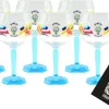Bombay Sapphire 6er Set Ballon Glas Mit Muster Bunt Cocktail Glas Gläser Eckiger Fuß -Pokalserie 3e84a4f39e68c6200bede6d93c3c8312