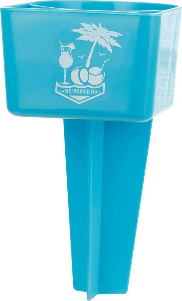 Strand Getränke Und Smartphone Halter Becher Kunststoff Grün Oder Türkis, Farbe:türkis 3 Strand Getränke Und Smartphone Halter Becher Kunststoff Grün Oder Türkis, Farbe:türkis