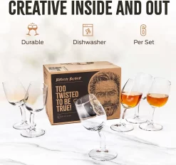 Brooze Bender Schnapsgläser 6er Set Stamper Glas Mit Stil Shot Vodka Likör Ouzo 12 Brooze Bender Schnapsgläser 6er Set Stamper Glas Mit Stil Shot Vodka Likör Ouzo -Pokalserie 40552ea1d98729eb5f4f1def26a755f6