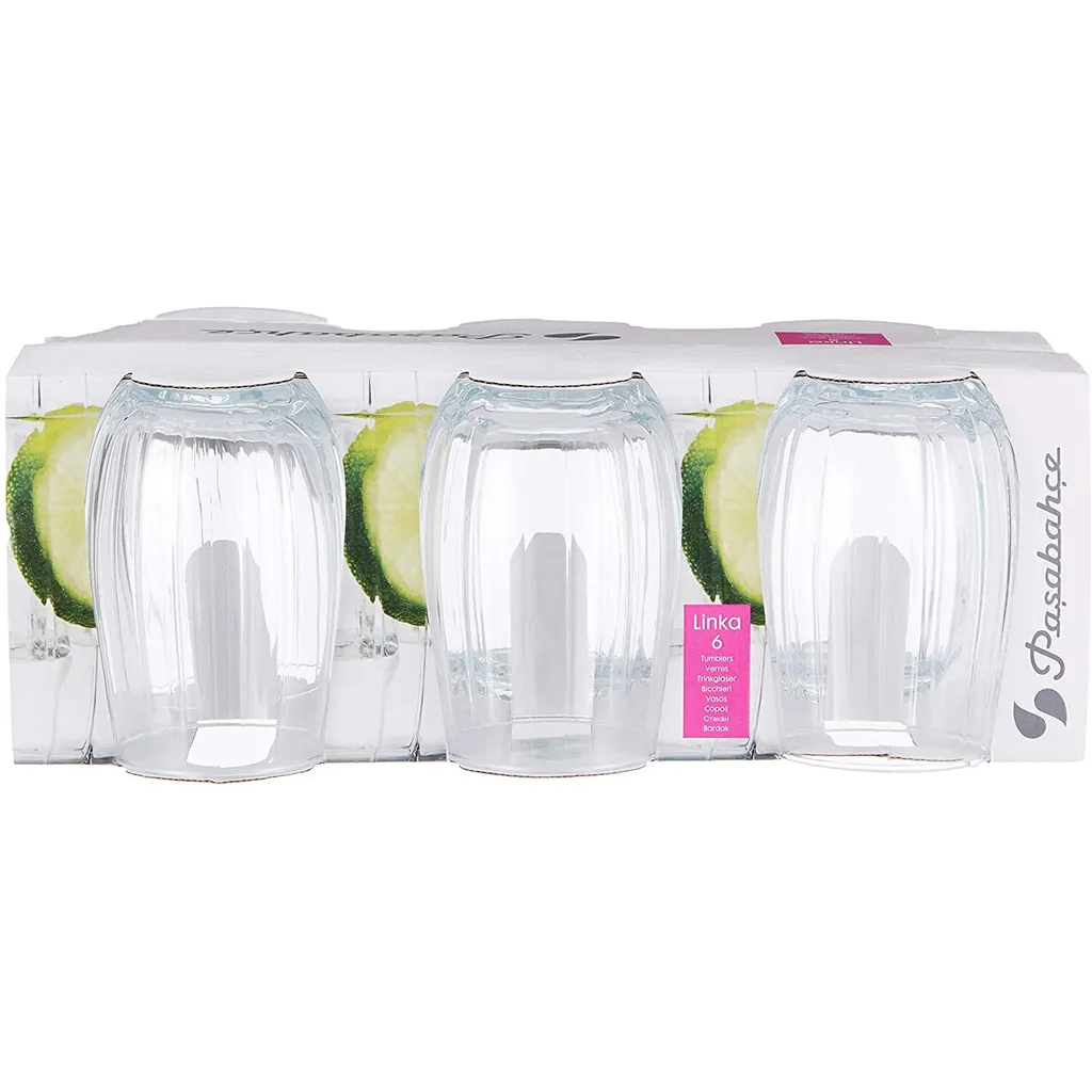 Pasabahce Linka 420415 6-Teilig Trinkglas 550 CC Su Bardagi Gläser Wassergläser Soda Becher Cocktail Saftgläser 4 Pasabahce Linka 420415 6-Teilig Trinkglas 550 CC Su Bardagi Gläser Wassergläser Soda Becher Cocktail Saftgläser – Bild 2