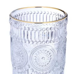 Relaxdays Vintage Trinkgläser 4er Set 300 Ml -Pokalserie 41447d5921c63f160439b5bdf551f452