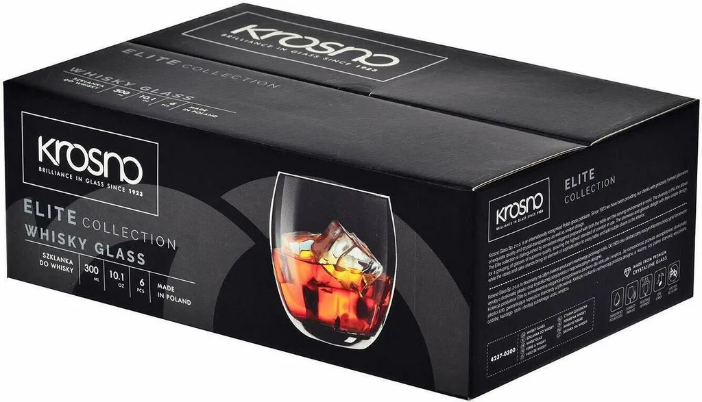 KROSNO Elite Whiskygläser, 6er-Set, 300 Ml 12 KROSNO Elite Whiskygläser, 6er-Set, 300 Ml – Bild 10