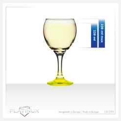 Trinkgläser Bunt Aus Glas Weingläser Mit Buntem Stiel 220ml Set 6-Teilig Getränkeglas Wasserglas Weißweingläser -Pokalserie 482abf0f6a9d6e69e5d41c76c3134d4a