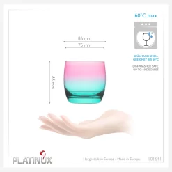 Trinkgläser Rosa-Türkis Aus Glas Bunt Set 6 Stück 200ml (max.320ml) Wassergläser 11 Trinkgläser Rosa-Türkis Aus Glas Bunt Set 6 Stück 200ml (max.320ml) Wassergläser -Pokalserie 485518035fde53054af46552882e5e1a