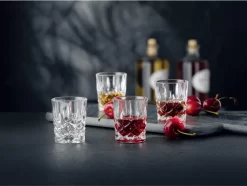 Nachtmann 100694 Noblesse Stamper Kristallglas, 55 Ml, H: 6,1 Cm, ø 5 Cm, Klar (4er Pack) -Pokalserie 48653ee2800a1e7ea7bf5477a61b1940