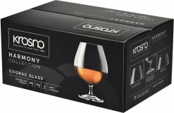 KROSNO Cognac-Gläser Cognacschwenker | Set Von 6 | 550 ML | Harmony Kollektion | Perfekt Für Zuhause, Restaurants Und Partys | Spülmaschinenfest -Pokalserie 49ea189fc8ee7debbdbeb55dcf5f2a5c