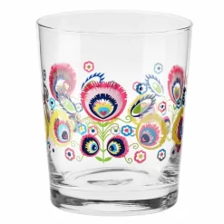 KROSNO Folk Bunt Wassergläser, 6er-Set, 250 Ml -Pokalserie 50a1feaa8da88f4990028af04ee1bbbf