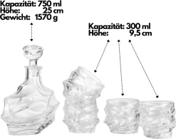 Echos Whiskyset | Whiskygläser | 7-Teiliges Whiskeyset | Geschenkset -Pokalserie 50fdc7323cd8522481c97c8abfdb0f84